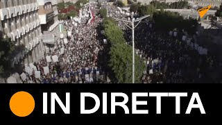 #Yemen: protesta contro gli attacchi aerei della coalizione a guida saudita