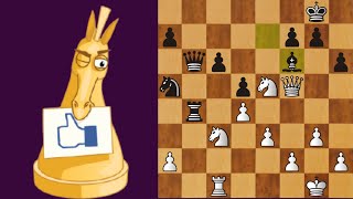 Шахматы коварный тактический ударчик