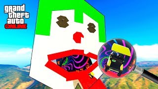 МЕНЯ ЧУТЬ НЕ СЪЕЛ ОГРОМНЫЙ КЛОУН В ЦЕНТРЕ ЛОС-САНТОСА В GTA ONLINE