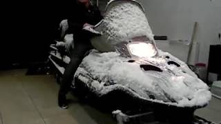 Ремонт замена РЕМНЯ ВАРИАТОРА снегохода Arctic Cat 660 2004г 2 варианта монтажа