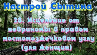 "Исцеление от невриномы в правом мостомозжечковом углу (для женщин)" настрой Сытина