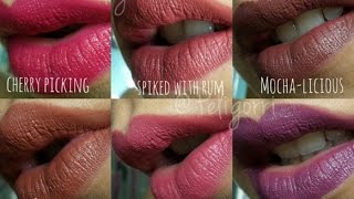 Labiales Megalast de Wet n wild (Swatches)
