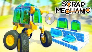 МАШИНА ПРОТИВ ПИЛЫ!!! SCRAP MECHANIC!
