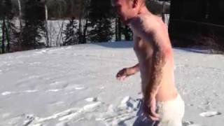 Sauna to snow