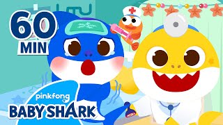 Dr. Baby Shark, I'm Sick! | +Compilation | Baby Shark Stories 