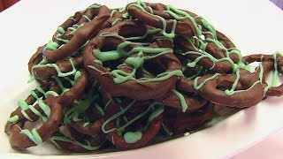 Betty's Candy-Coated Pretzels for St. Patrick's Day