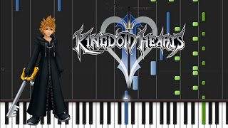 Kingdom Hearts II - Roxas Theme [Piano Cover Tutorial] (♫)
