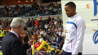 Podium 60m Haies Triplé Français Prague