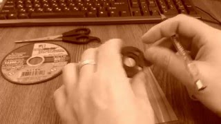 Как правильно поставить диск на болгарку. / How to put the disk in the grinder.