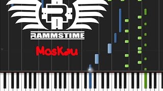 Rammstein - Moskau [Piano Cover Tutorial] (♫)