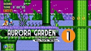Sonic Mania level mod: Aurora Garden Act 1 (Work in progress)