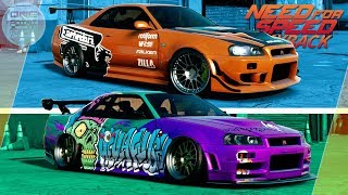 Need For Speed: Payback - Nissan Skyline R34 Эдди VS Обычный Nissan Skyline R34 / Полное сравнение