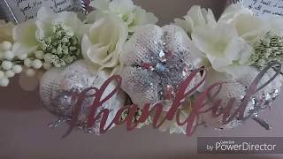 Chelles Fall Challenge | Gl@m Wreath  | Fall DIY