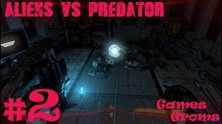 Прохождение Aliens vs Predator #2--Следуя за братьями (Хищник)