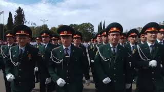 День победы Абхазии в отечественной войне.1993-2018г.25 лет.юбилей.парад на центральной площади.