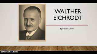 Walther Eichrodt