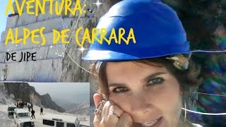 Mármore de Carrara: Passeio de jipe nos Alpes na Itália!