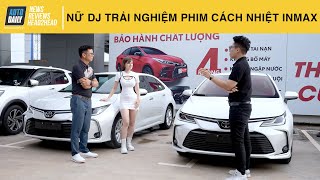 Lê Hùng cùng nữ DJ xinh đẹp trải nghiệm thực tế phim cách nhiệt cao cấp Inmax