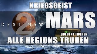 Destiny 2 Alle Goldenen Truhen / All golden Chests - Mars Region - Guide