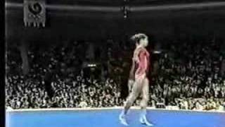 Olga Strazheva - 1988 Olympics Team Compulsories - Floor Exercise