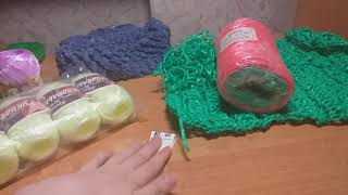Мои процессы на сегодня.Готовые работы по Мк Ангелины Озимок и Мк Елены Шатохиной по мочалочкам.