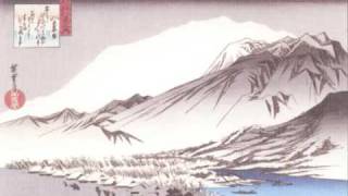 哲泉流日本吟詠協会仁泉会　総師範　故・木村友泉  近江八景　大江敬香