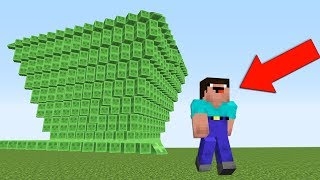 НУБ ПРОТИВ ЦУНАМИ ИЗ СЛИЗИ В МАЙНКРАФТ КАК ВЫЖИТЬ НУБУ MINECRAFT ТРОЛЛИНГ ЛОВУШКА ЗАЩИТА МУЛЬТИК