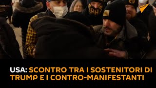 #Usa: scontro tra i sostenitori di Trump e i contro-manifestanti