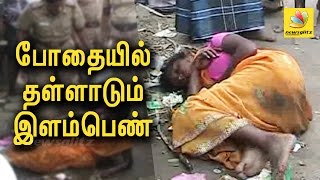 Drunk woman found on road in Madurai
