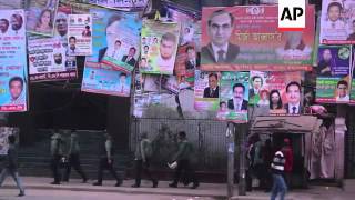 Ruling party leads election after vote marred by violence and opposition boycott