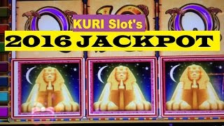 ★2016 JACKPOT ★☆ KURI Slot's Jackpot of 2016 ☆9 of HANDPAY(^_-)-☆栗スロット