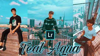 Lightroom CC Mobile - Teal Aqua & Soft Brown