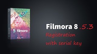 Wondershare filmora 8.5.3 registration