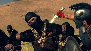 (Machinima) Rome 2 Total War Lets Compare Units in Battle. # 88 Ninjas vs Mrymidons