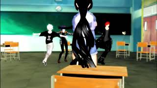 [MMD] Boys V Girls School Dance Battle (I like it, Not Today, Feel the Sound)