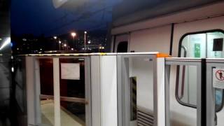 MTR M-Train departing and arriving Heng Fa Chuen