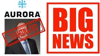 Big stock market news Terry Booth resigns as Aurora CEO