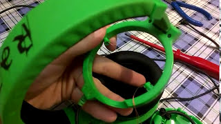Наушники Razer Kraken, ремонт, замена провода. Рейзер Кракен.