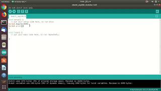 HOW TO RUN HELLOW WORLD IN ARDUINO UNO ON UBUNTU | METOROID TECH | ARDUINO UNO