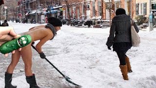 Когда не растерялся лучшие зимние приколы