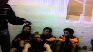 Brisbane bears coach massive Spray!
