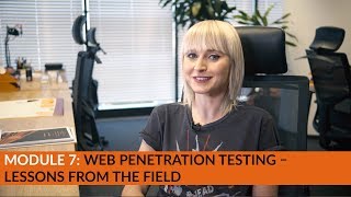 AWSC 2019: Module 7 – Web Penetration Testing – Lessons from the Field