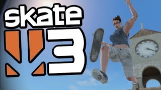 Skate 3 Funny Moments and Silly Stuff! (Zombies, CHEATS & Hitting Pedestrians)