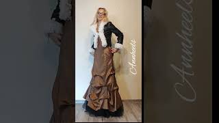 Ania-long and minidress? #shorts #boots #legs