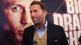 Eddie Hearn on Bob Arum, wants Canelo to fight Andrade on not Kovalev