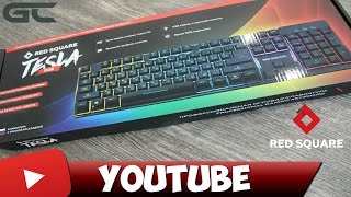 РАСПАКОВКА клавиатуры Red square Tesla RGB
