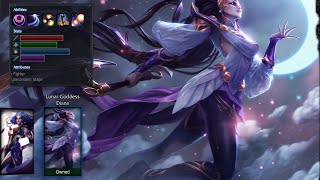 Lunar Goddess Diana Skin Spotlight Gameplay 1080p HD