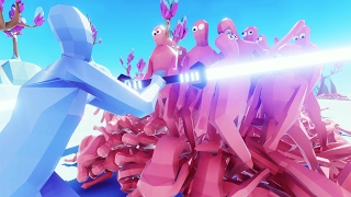 300 PEASANTS vs ENERGY SWORD MASTER - Totally Accurate Battle Simulator | Pungence