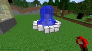 4. Как сделать подсветку фонтана в MineCraft(RedPower)