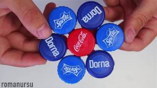 3 Идеи из крышек от пластиковых бутылок⁄ 3 ideas with plastic bottle caps